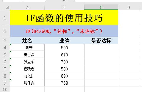 excel if函数，excel if函数的使用方法（Excel表格IF的使用方法从入门）