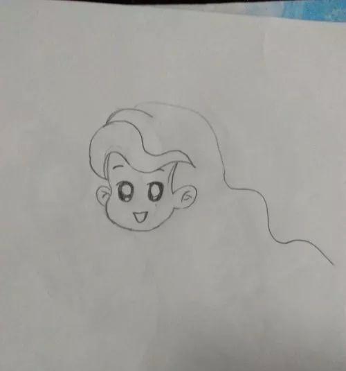 小美人鱼怎么画，美人鱼简笔画教程简单好看（简简单单，教你画一个美人鱼）