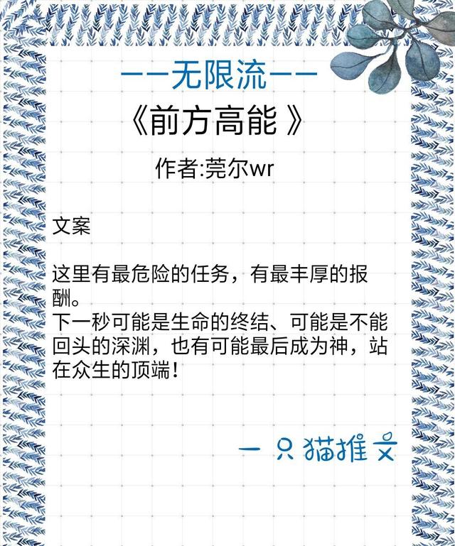 高智商温柔男主明明很能打，bg向无限流文推荐