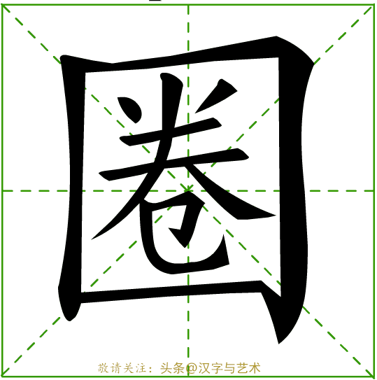 个字的笔画顺序，字的笔顺的正确笔法