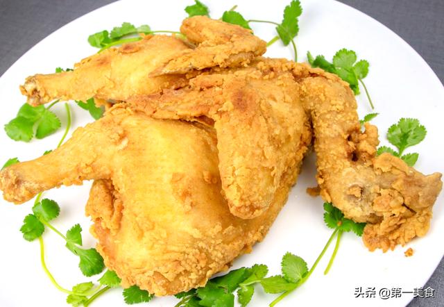 炸鸡怎么做才能脆又香又多汁，懒人炸鸡整只炸