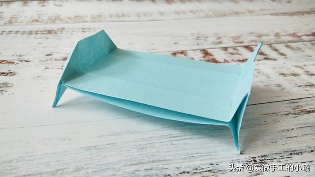 手工折纸小床教程，简单小床折纸教程