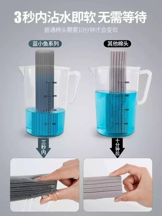 懒人拖把伸缩，专利滚轮自动脱水