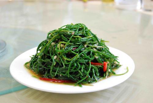 凉拌茼蒿鲜香脆爽，教你做凉拌茼蒿