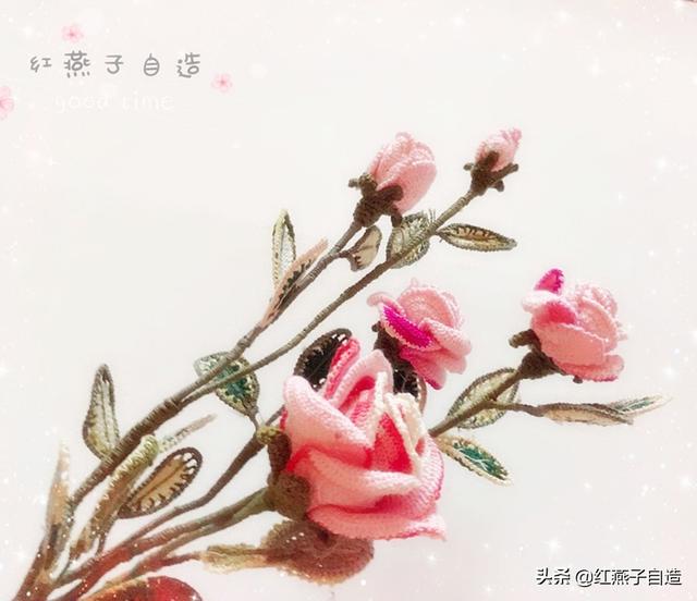 钩针编织小花朵，钩针编织花朵简单易学（新手半个小时就可以钩出来送给自己）