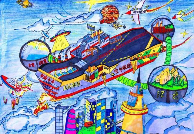 未来的科幻主题绘画简单，科幻画主题系列作品20张