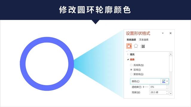 ppt圆图制作过程，学习制作三个简单的