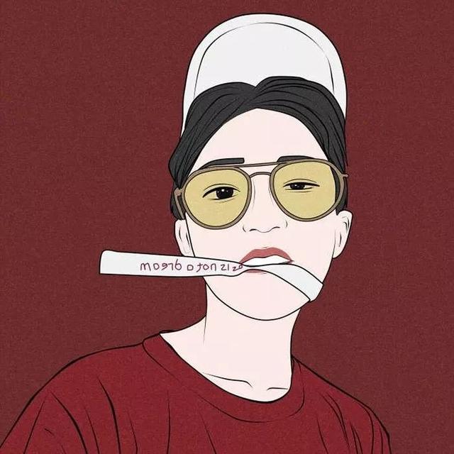超有质感的手绘头像，能够给自己增加自信心