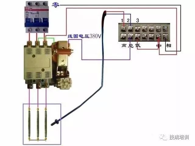 回路开关接线图，断路器接触器控制回路线路图（电工必备，电路图与接线图大全）