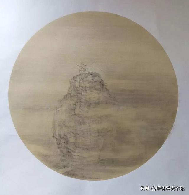 山水画作画构图的步骤顺序，青绿山水的构图程序