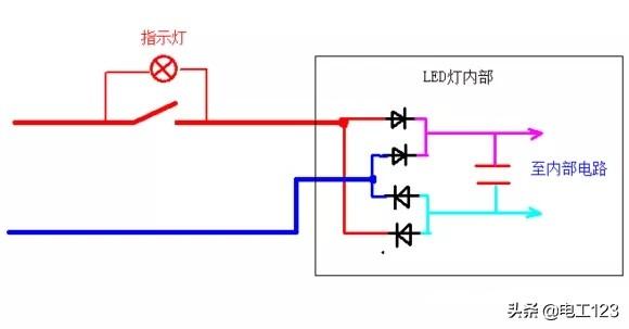 led灯关掉开关后还微亮怎么解决，led灯关掉开关后还亮怎么解决