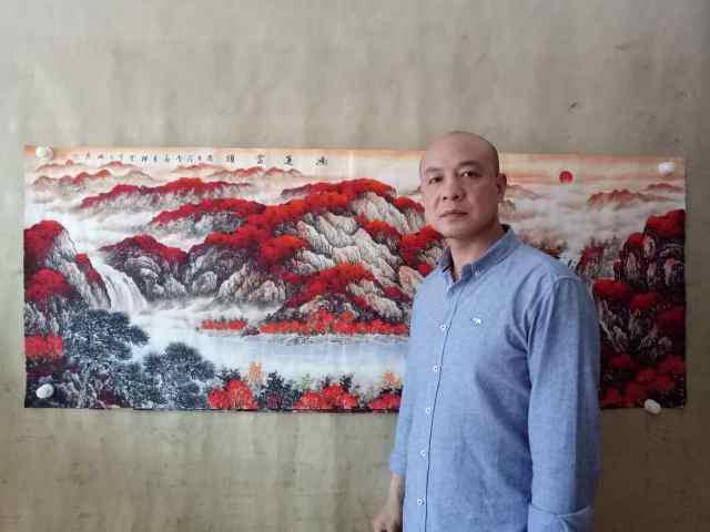 王天胜国画精品欣赏，现代工笔画院院长王天胜作品