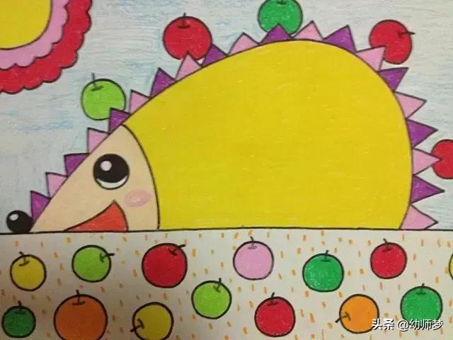 1一3岁宝宝学画画,大一班的小朋友学画画
