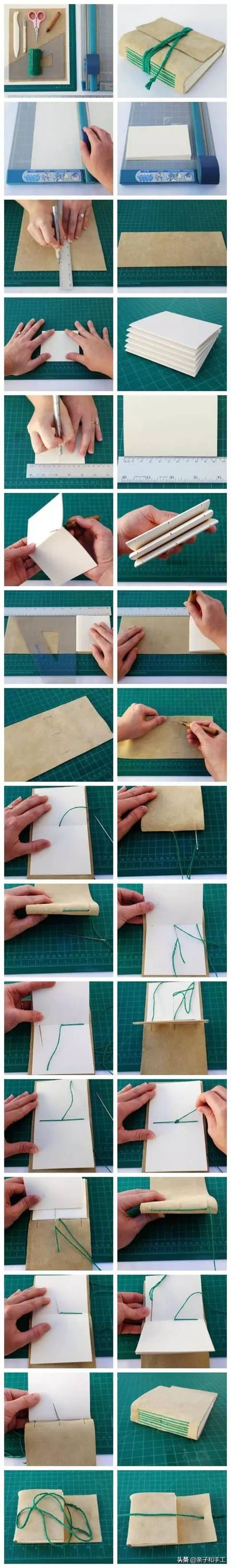 手工小本子怎么做，可爱又简单的手工小本子（漂亮的迷你笔记本折纸）