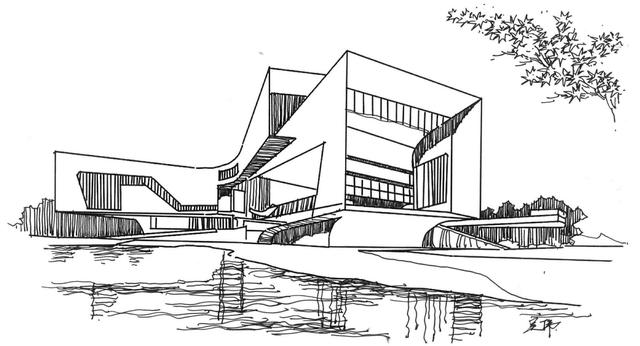 建筑画技法手绘，钢笔画手绘建筑教程