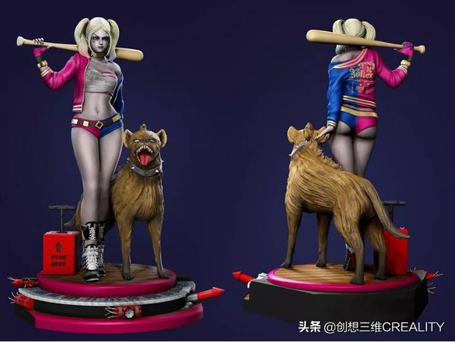 3d打印的手办，超惊艳的女性3D手办合集