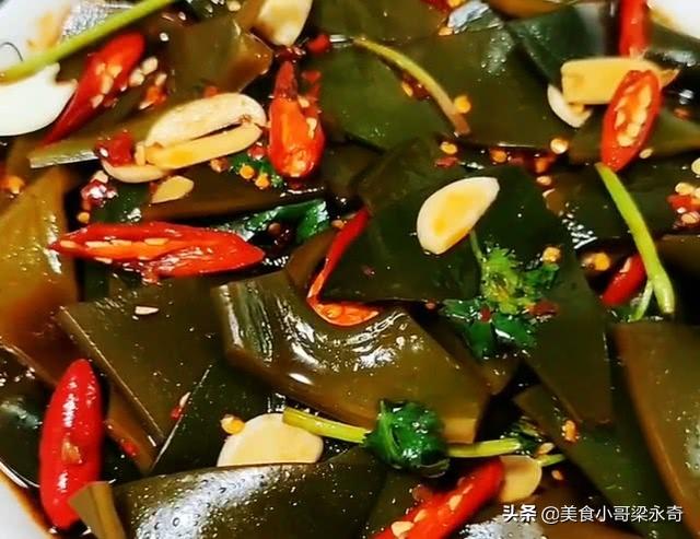 凉拌海带做法步骤窍门，凉拌海带<家常菜>