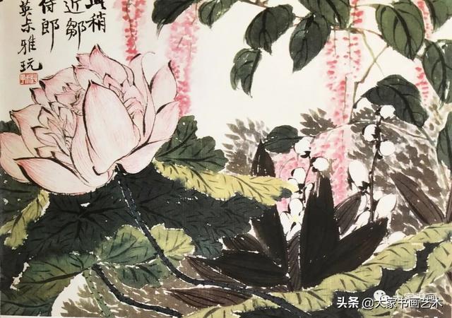 名画家水墨写意荷花，历代名家笔下的荷花