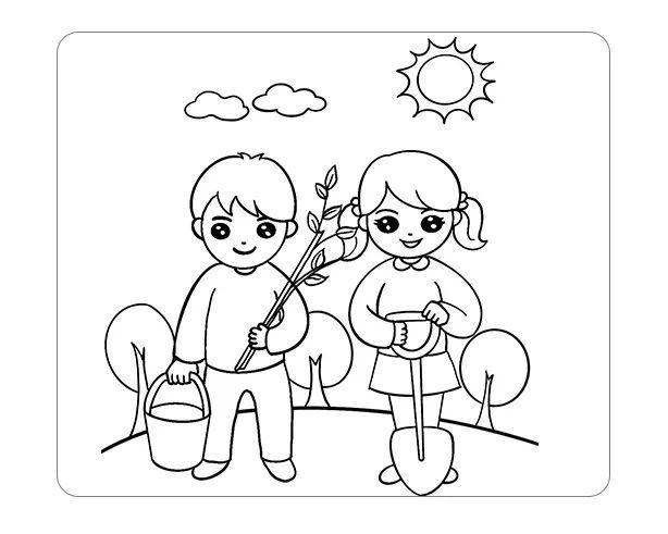 植树节手抄报简单好看，植树节的手抄报怎样画简单