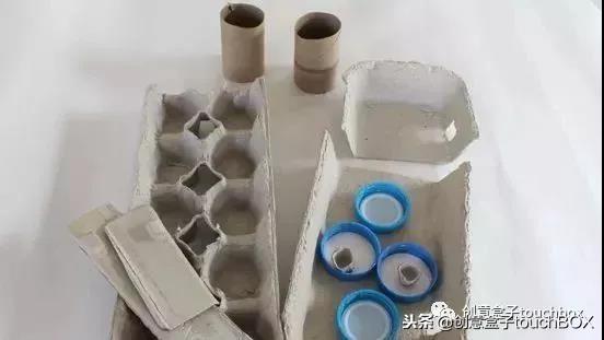 整个鸡蛋托手工制作，随便涂一涂就是孩子爱玩的小手工