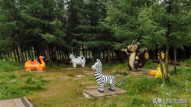 承德坝上草原全景，承德如画美景丰宁坝上草原