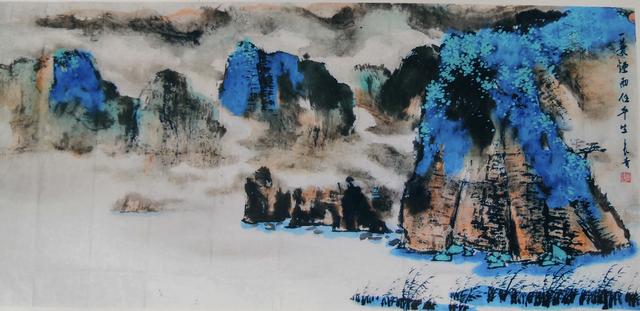 邵晓峰山水画欣赏，横看成岭侧成峰