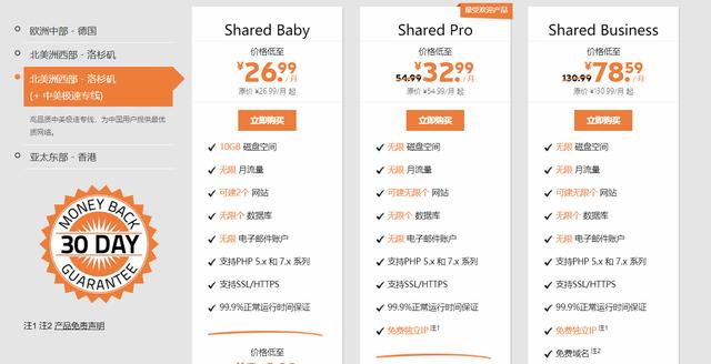 美国虚拟主机评测，优质的最好的虚拟主机