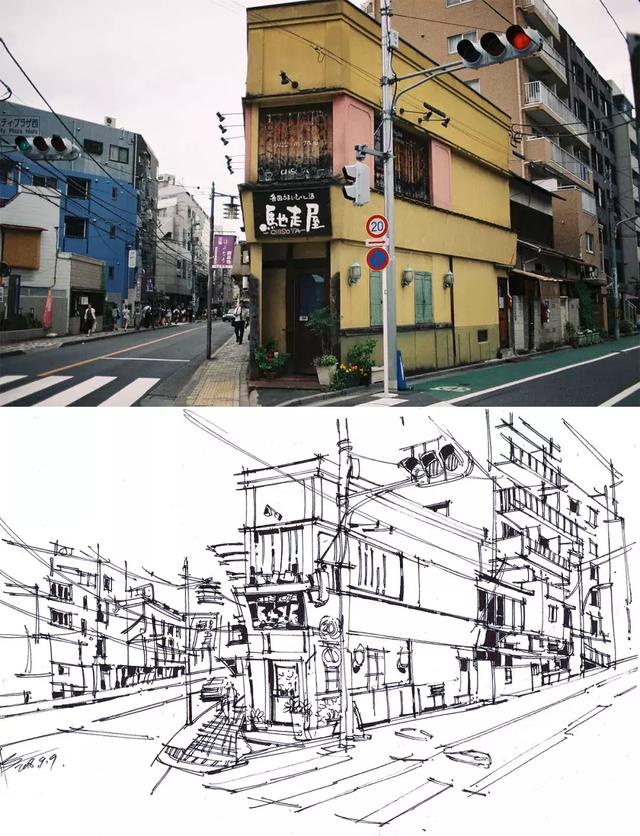 马克笔画画大师作品，他用马克笔画出了不一样的重庆