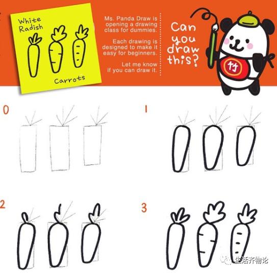 儿童绘画简单漂亮的简笔画，1分钟就能上手的简笔画