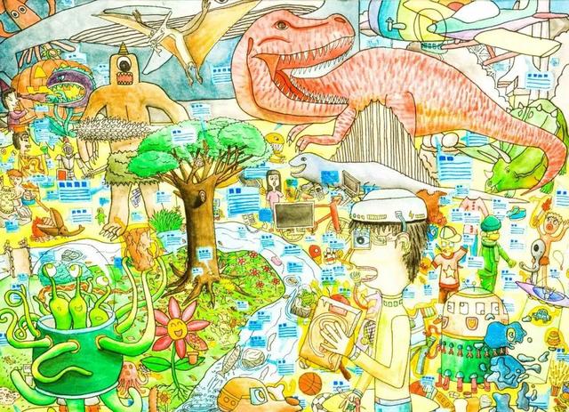 未来的科幻主题绘画简单，科幻画主题系列作品20张