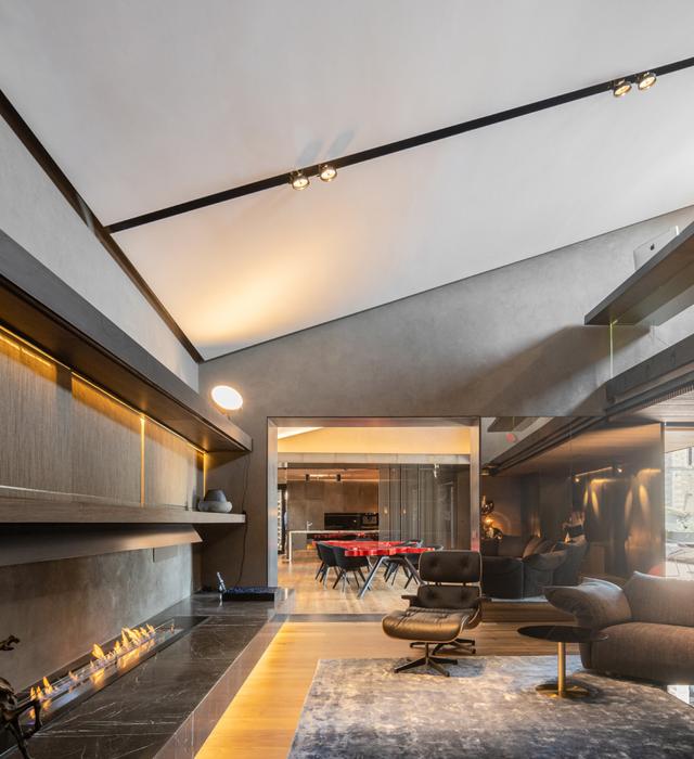 挑高公寓设计效果图大全，5套顶层公寓设计