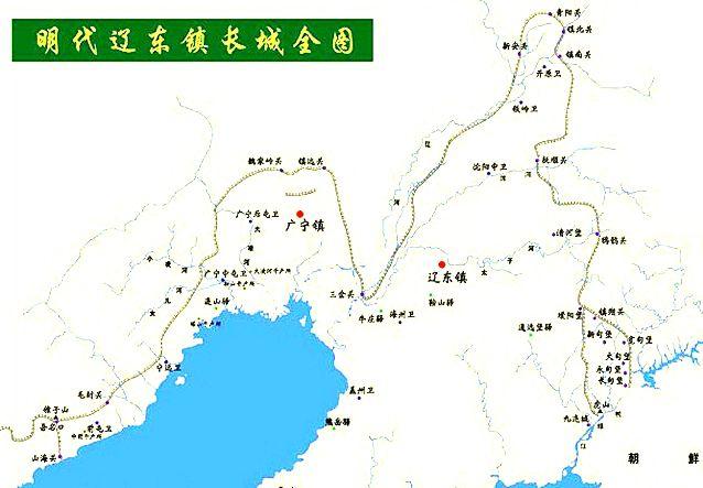 汉长城分布图，从长城的起点看汉地十八省