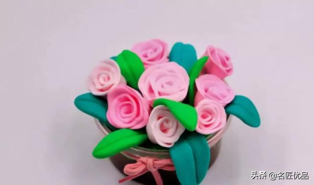 怎么用粘土做花的简单方法，粘土手工厉害了