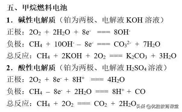 高中化学碱性燃料电池结构，五分钟记住燃料电池原理