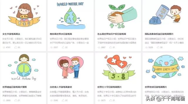 节日主题简笔画，元旦节简单简笔画教程