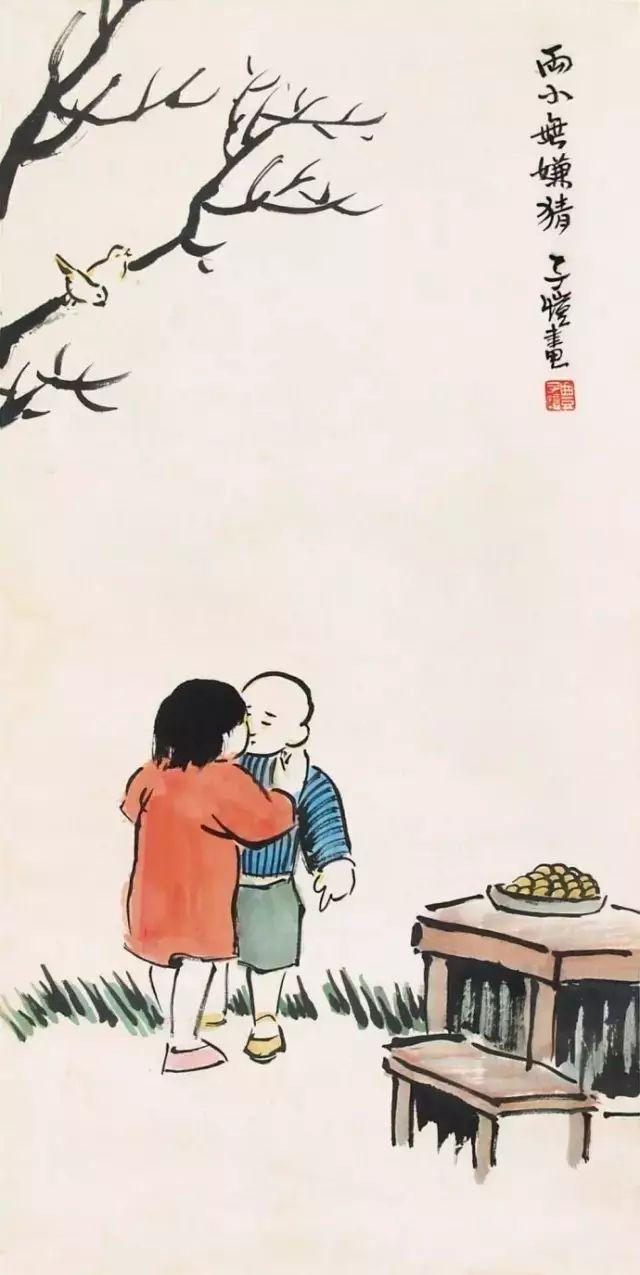 丰子恺漫画全集，丰子恺最著名的十幅漫画图（丰子恺100幅漫画处处是真）