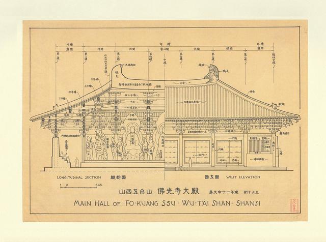 佛光寺东大殿建筑结构分析，唐代古建筑漫谈
