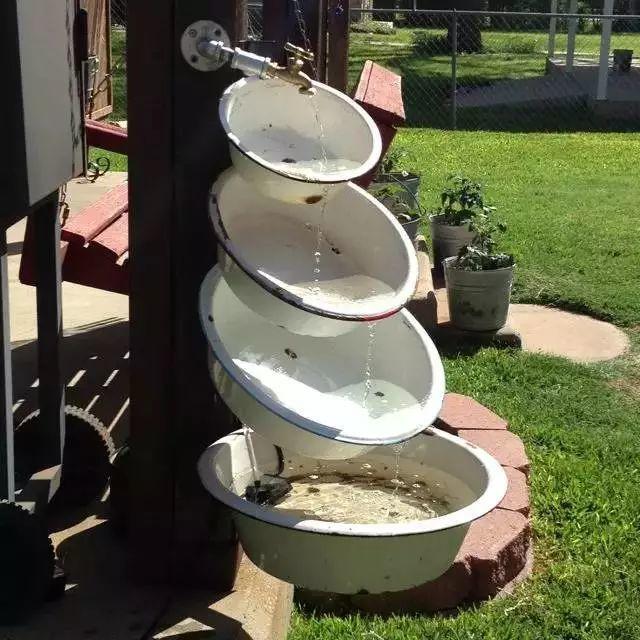 庭院水景观怎么设计，庭院中式元素—叠水