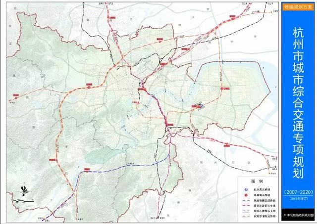 沪乍杭铁路余杭段走向图，全长22公里，最快明年动工