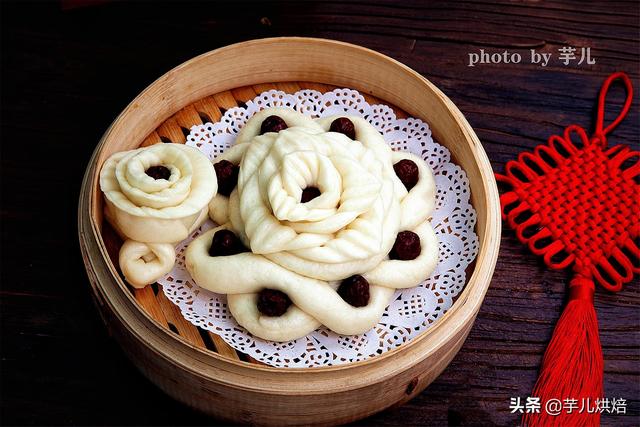正宗枣花馍简单做法，枣花馍馍最新做法