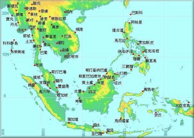 加里曼丹岛地图，明朝永乐大帝时期的地图（为何从爪哇岛迁到加里曼丹岛）