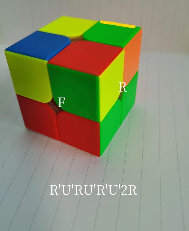 二阶魔方公式图解七步，二阶魔方还原教学公式口诀（<还未联系到作者>）