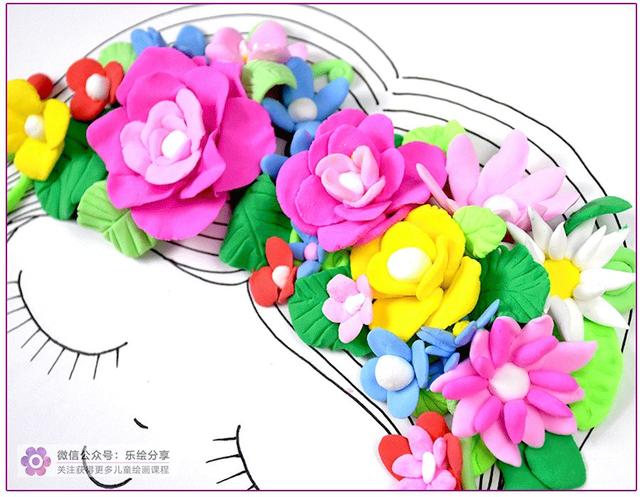 各种花朵儿童画，创意儿童画绘画教程