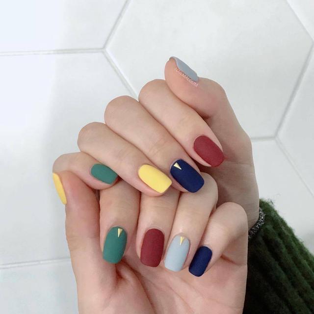 好看的显白的纯色美甲推荐，好看又显白系列美甲