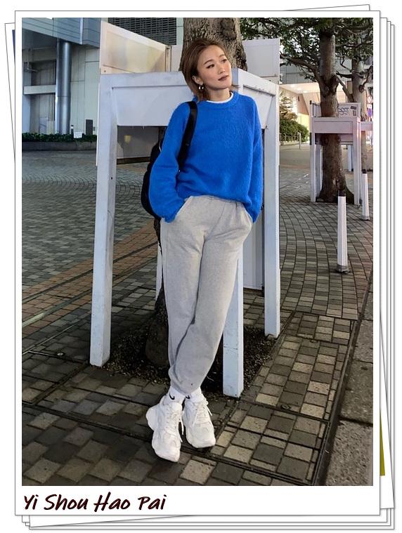 灰色运动裤的搭配方法，运动裤原来这么时尚