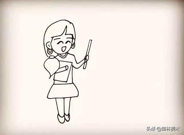 简笔画入门10张，一组零基础学员荷花简笔画作品