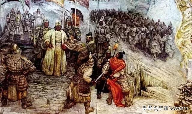 知否的主要人物剧照，剧中竟出现清明上河图的画面