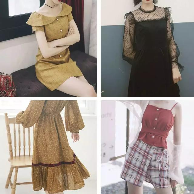 很流行的轻复古女装照着穿就够美，复古女人味搭配示范