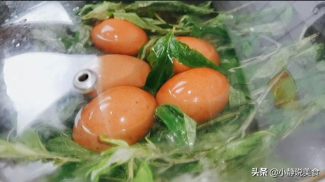 艾叶大蒜煮鸡蛋，端午节煮鸡蛋和蒜还放艾叶吗