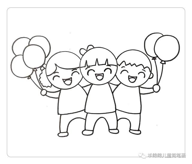六一儿童节的画，六一儿童节简笔画画法（学画漂亮的儿童节简笔画）